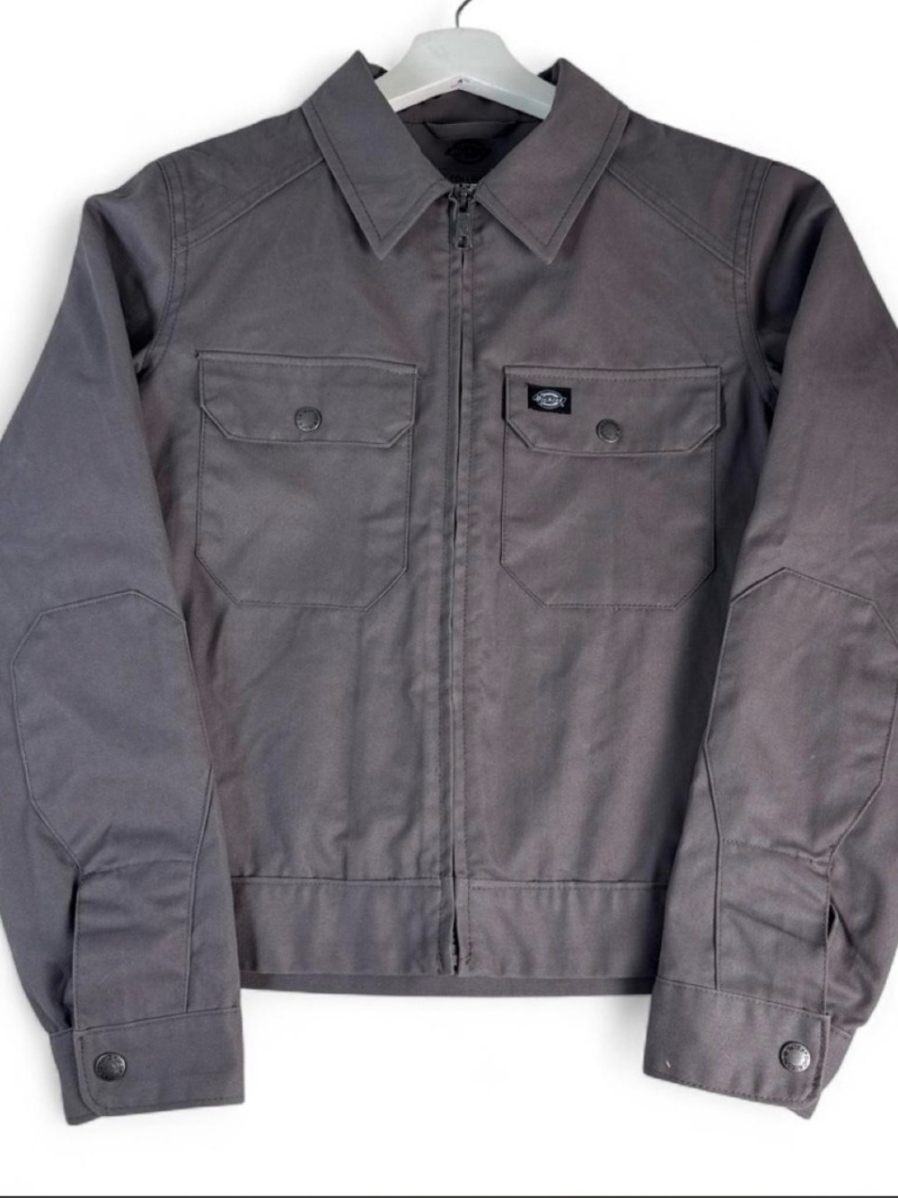 Dickies Men's Gray Work Jacket - Zip Front Limited ‘67 Collection style